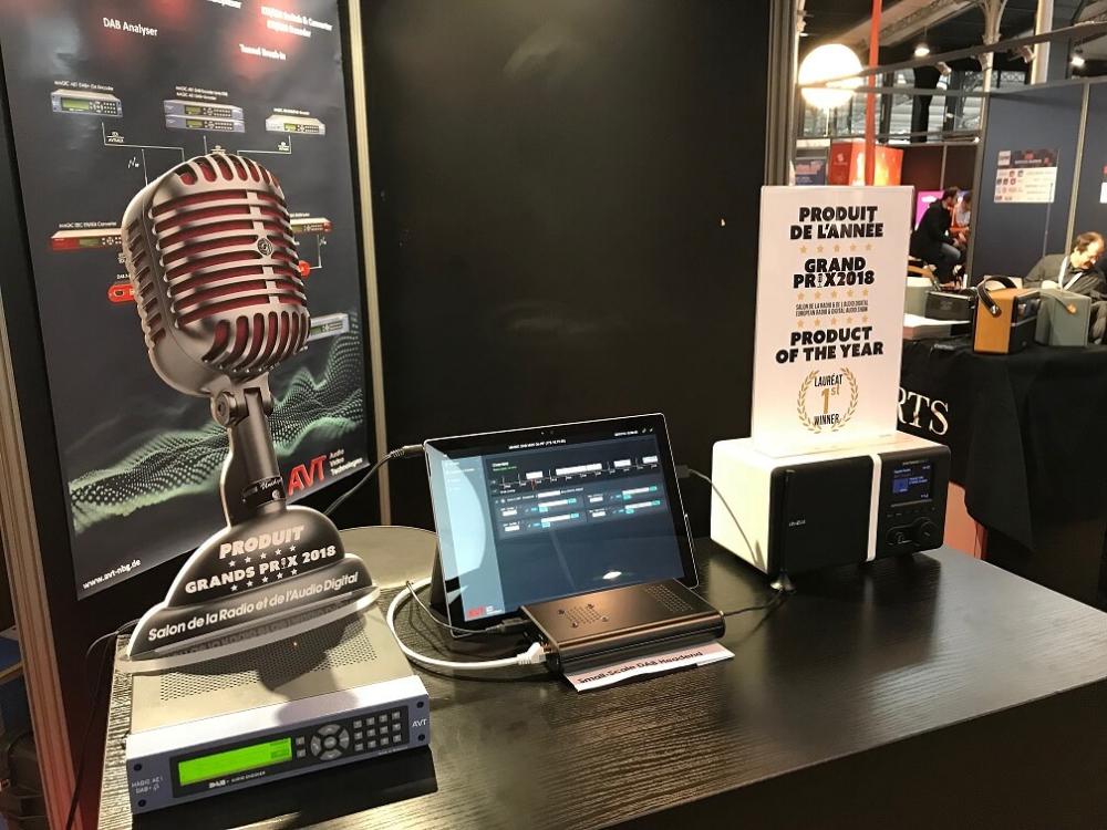 Foto vom Stand der AVT auf der Radio Show in Parix 2018